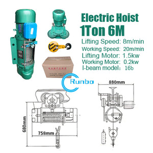 Electric Hoist different size for factory use